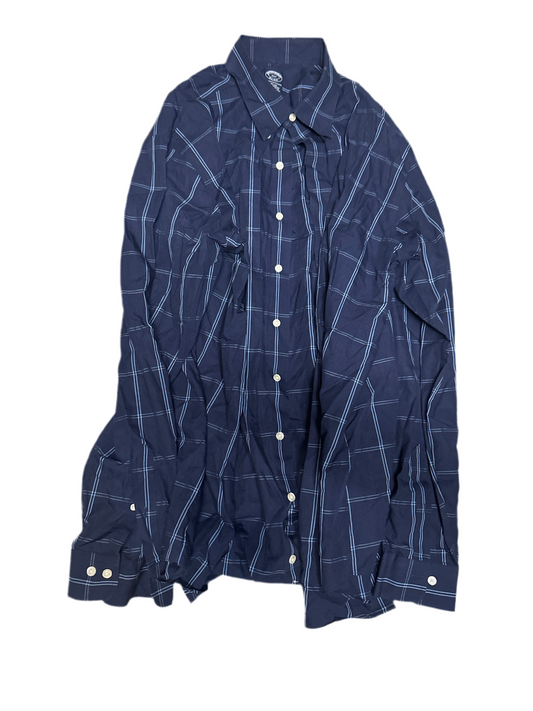 BALLERS: Spencer's BROOKS BROTHERS LS button collar Shirt (2XLT)