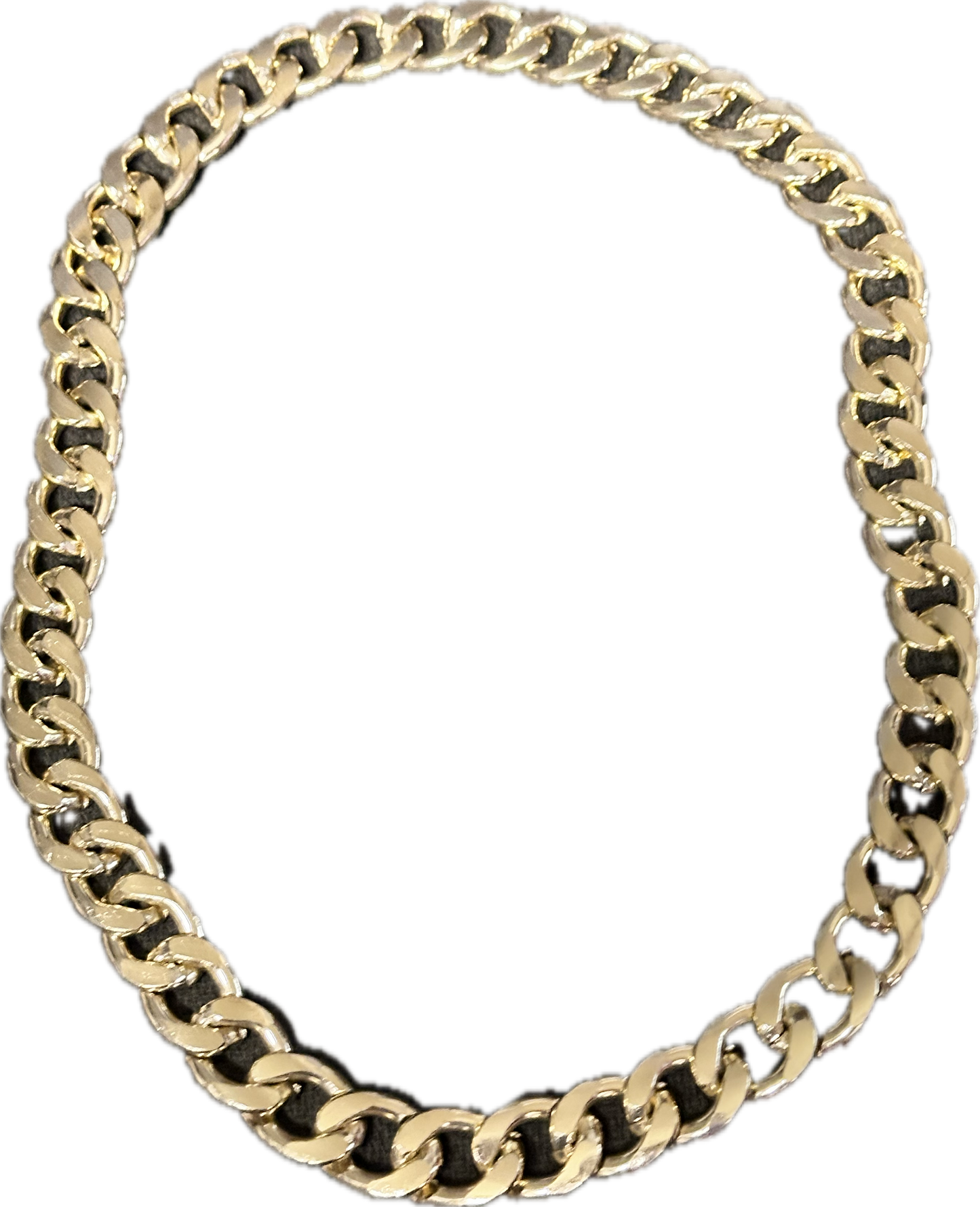 30 Rock: Tracy’s Thick Gold Cuban Chain Link Necklace Prop