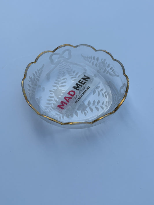 MAD MEN: Donald Draper's Holiday Glass Candy Dish from Long Island Home