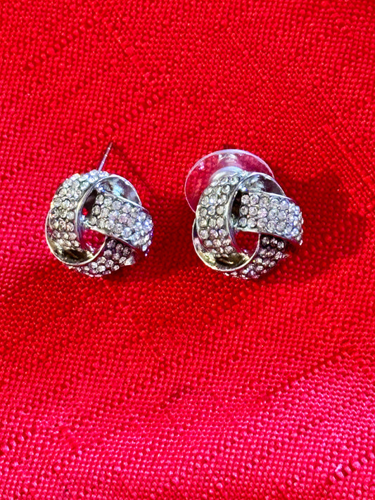 HOUSE: Dr Lisa Cuddy HERO faux Silver Diamond Earrings