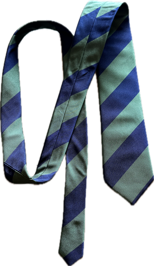 PARKS AND RECREATION: Andy Dwyer Green striped Necktie