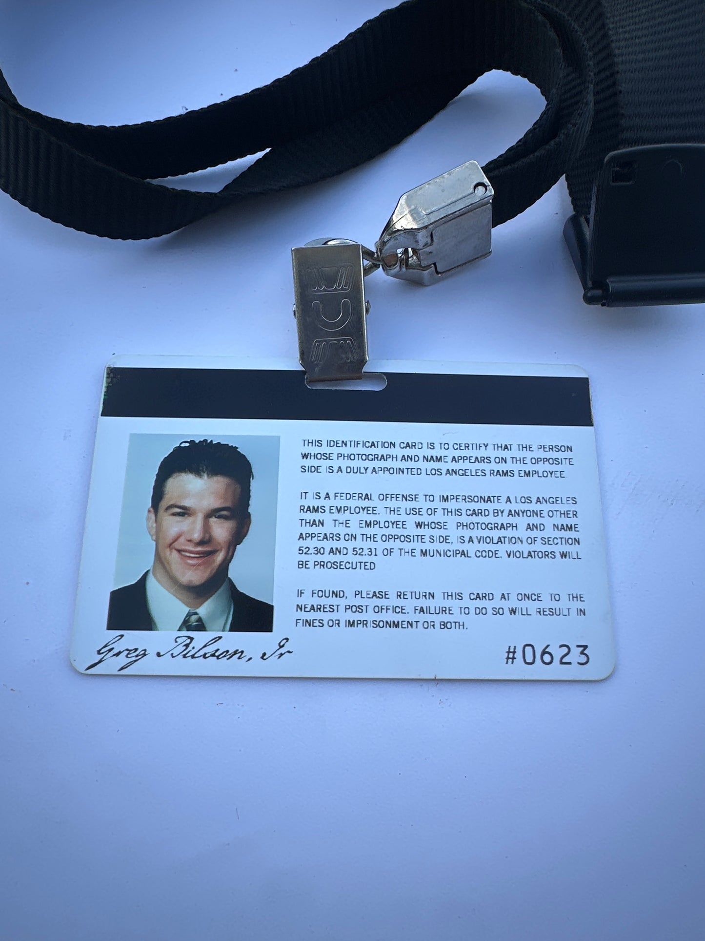 BALLERS: HERO LA Rams Employee Badge