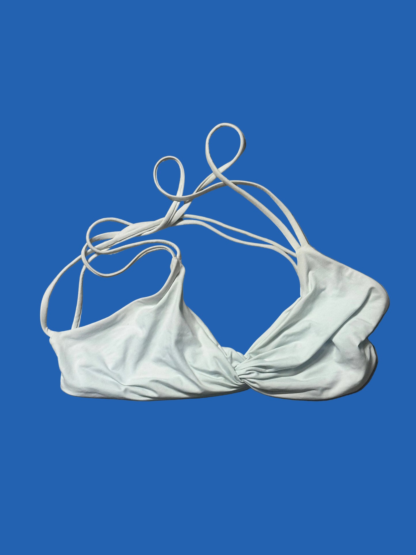 SHADES OF BLUE: Harlee Santos Production Used Bikini Top