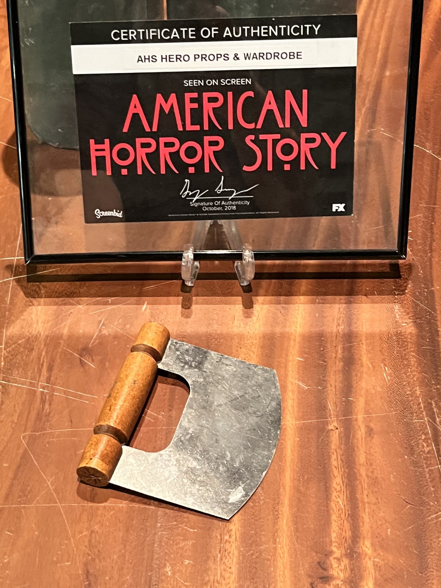 American Horror Story Asylum: Sister Judy's HERO Bakery Props