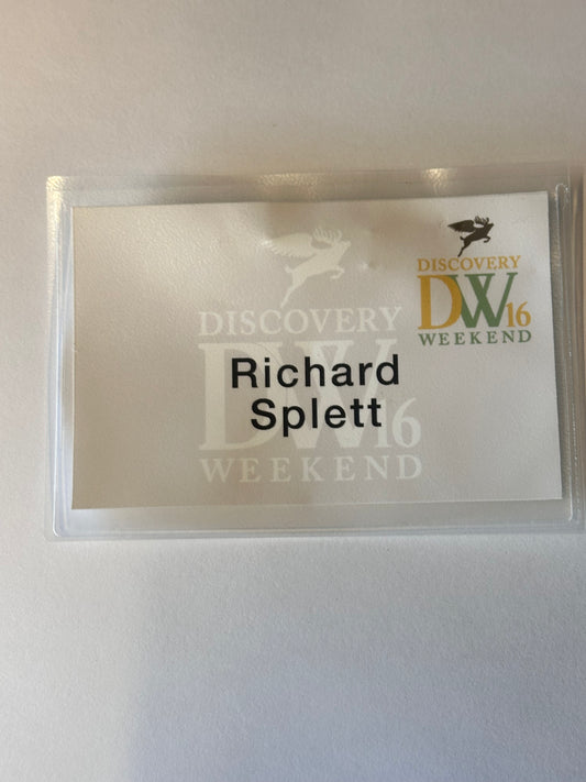VEEP: Richard Discovery Weekend Name Tag