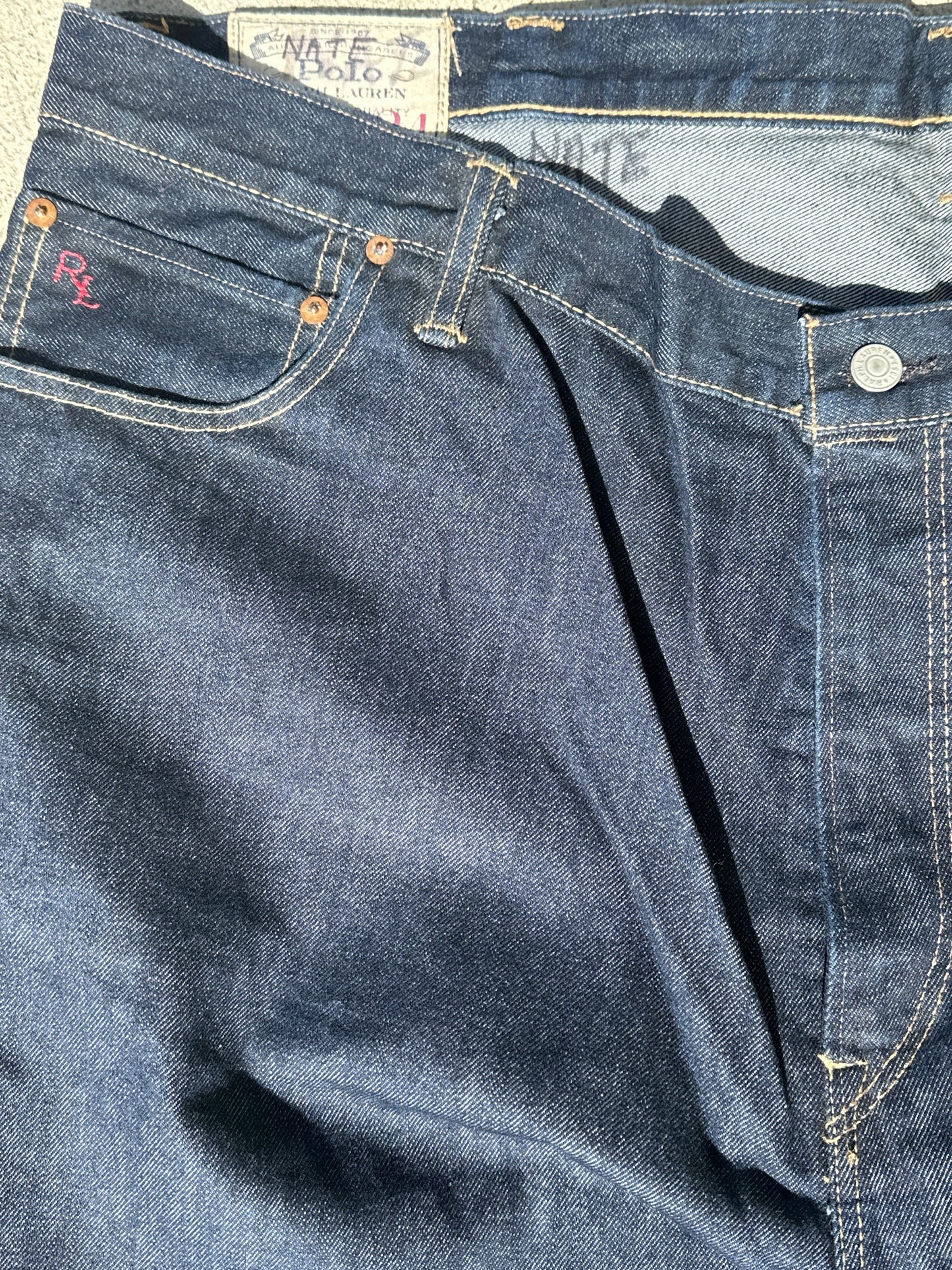 BALLERS: Nate The Great HERO RL POLO blue Denim Jeans (46)