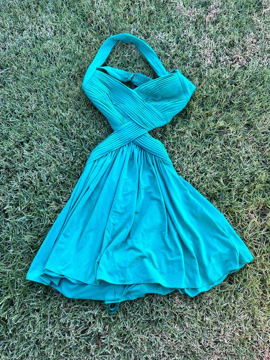 BONES: Angela's BCBG Green Dress (XS)