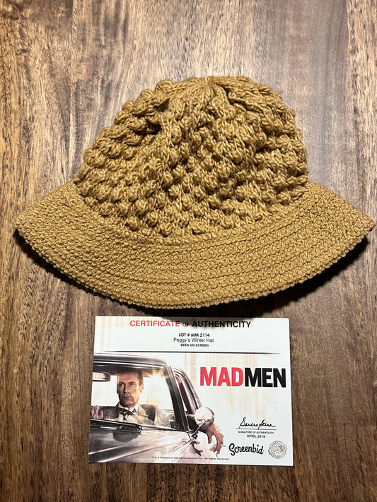 MAD MEN: Peggy Olson's 1960s Winter Knit Hat