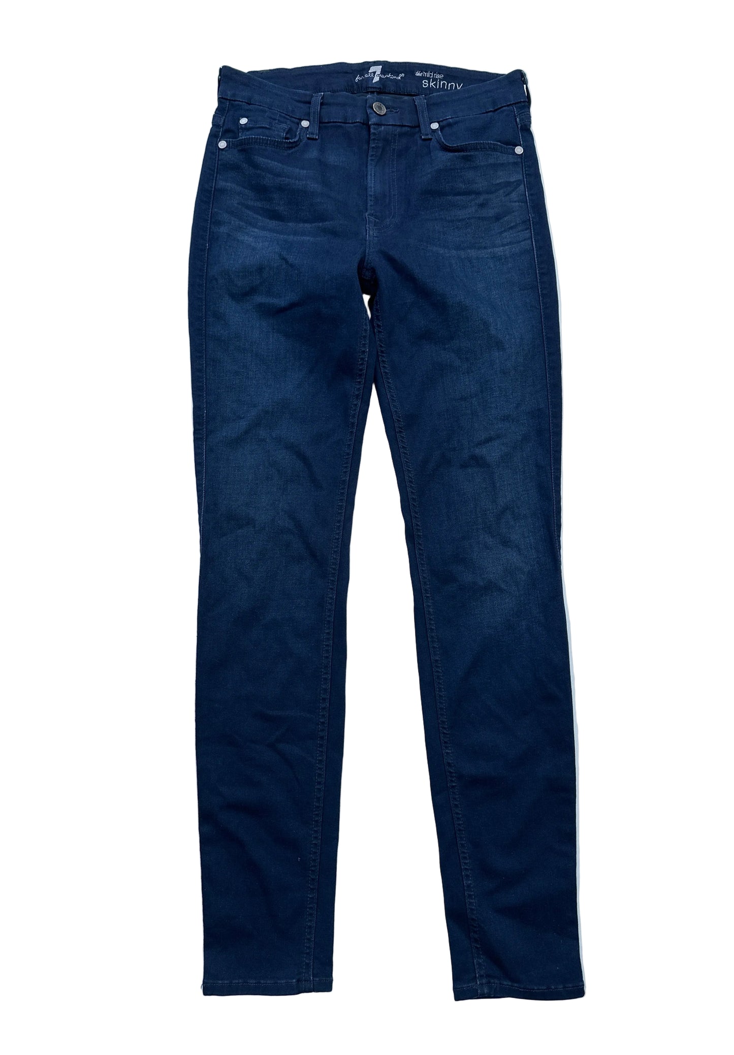 SHADES OF BLUE: Harlee's 7formankind black Denim Jeans (30)