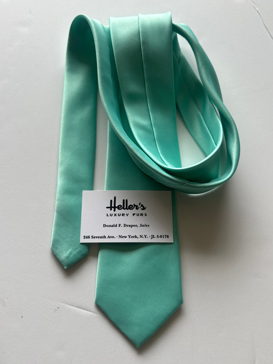 MAD MEN: Don Draper’s Necktie and Business Card