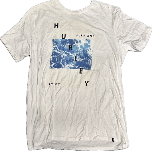 NEW GIRL: Winston’s Hurley White Cotton T-Shirt