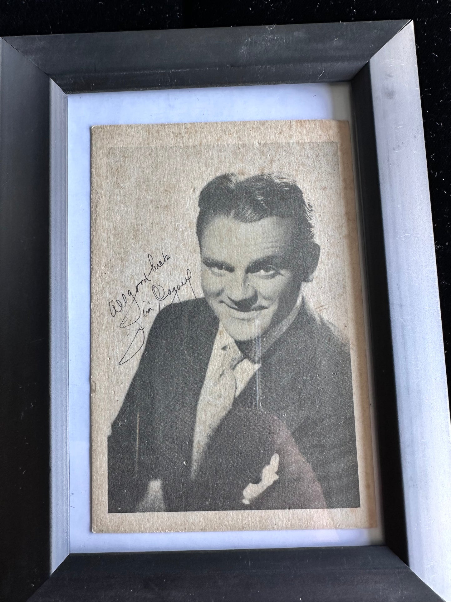 HOLLYWOOD PICTURES™:  James Cagney Signed Framed Picture