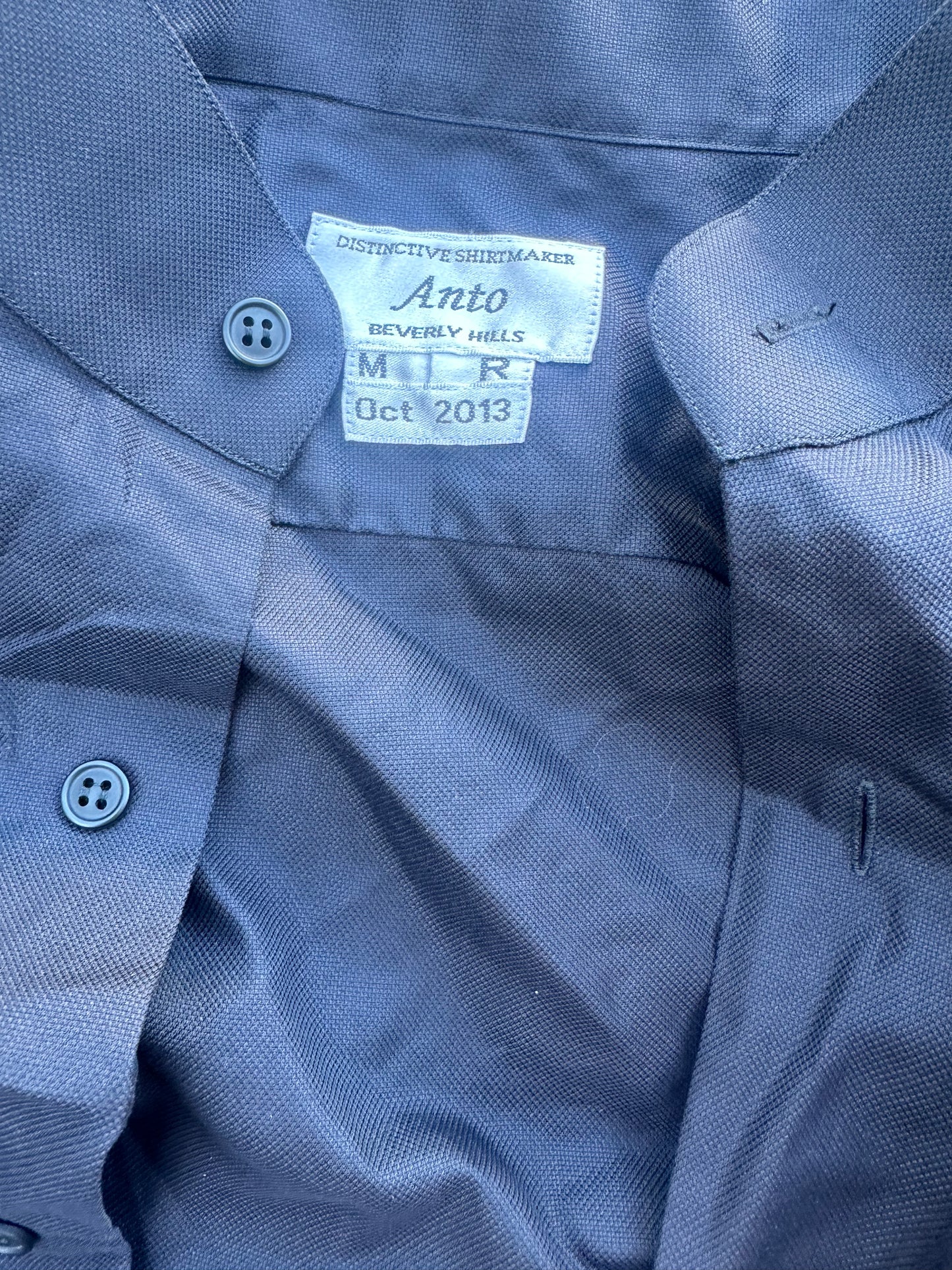 SILICON VALLEY: Gavin Belson's Anto of Beverly Hills Custom Made Shirt with “MR” (Matt Ross) Tag