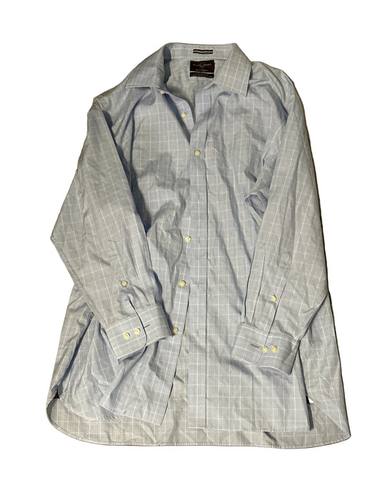 30 ROCK: Jack Donaghy HERO BLACK BROWN Blue and slight white checkered Shirt (17)