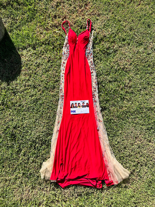 NEW GIRL: CeCe’s Red Jovani Indian Style Wedding Dress Option (6)