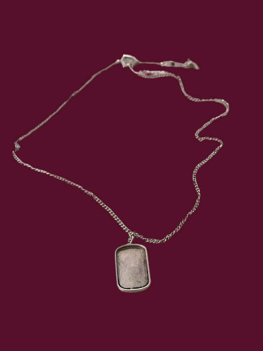 THE GENTLEMEN: Coach Silver Chain Necklace