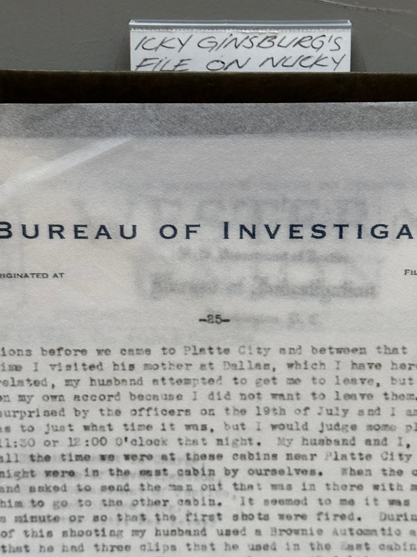 BOARDWALK EMPIRE: Key Cast and Scene HERO Set Decoration Paperwork