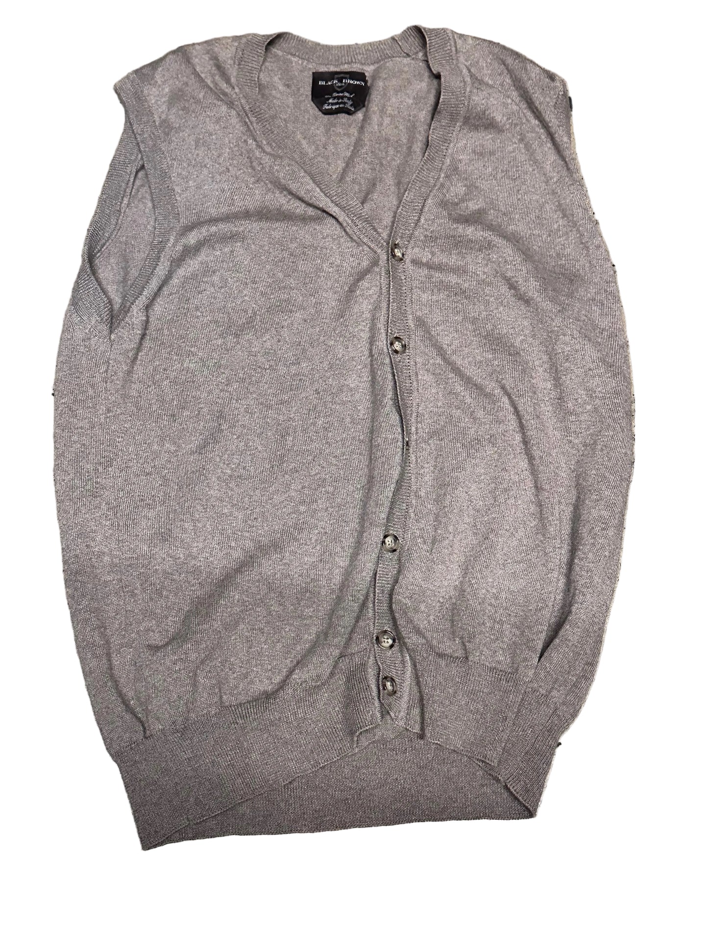 THE OFFICE: Andy’s Production Used V-neck button sleeveless Sweater (M)