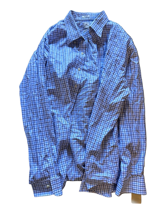 VEEP: Mike's HERO Plaid Peter Millar LS Button Shirt (XL)