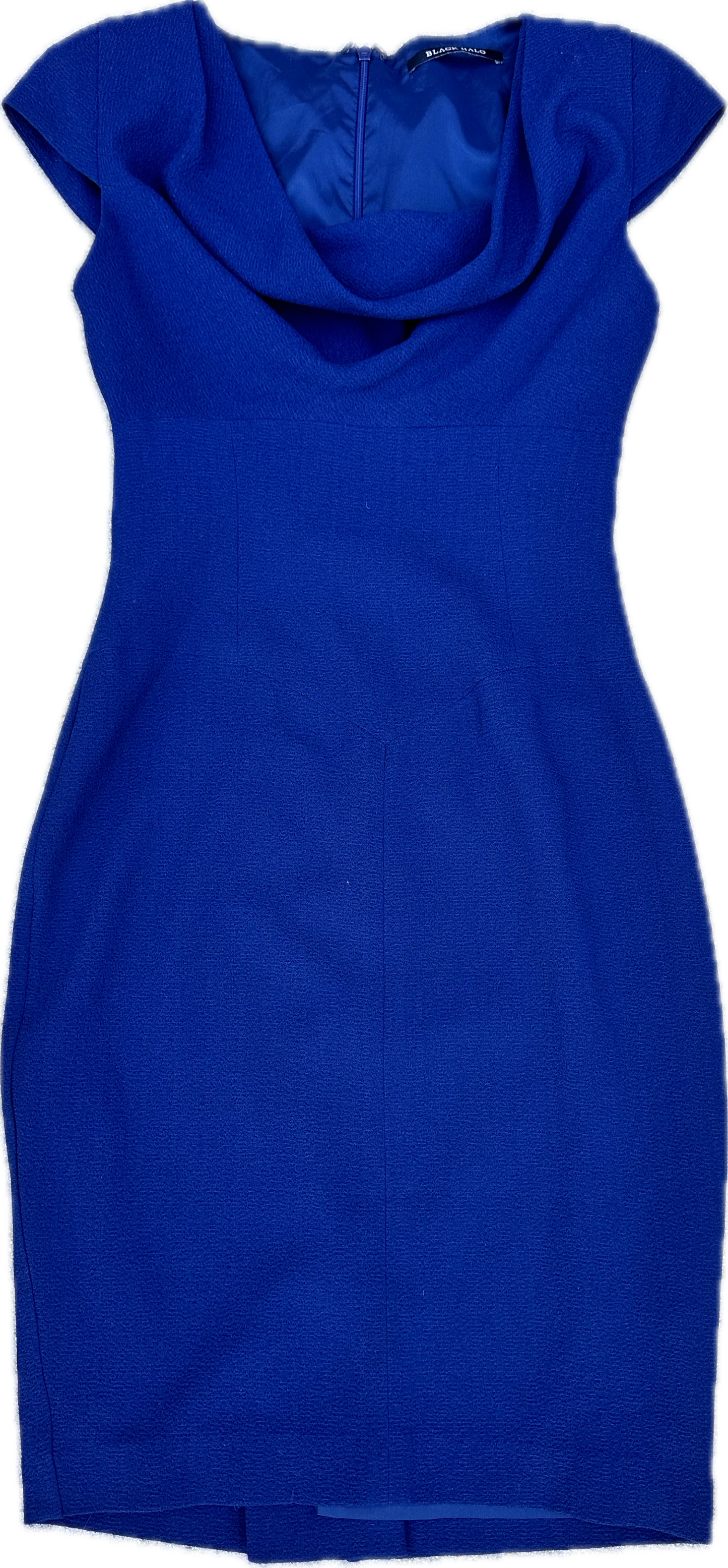 Parks and Recreation: Leslie Knope’s BLACK HALO Blue Dress (6)