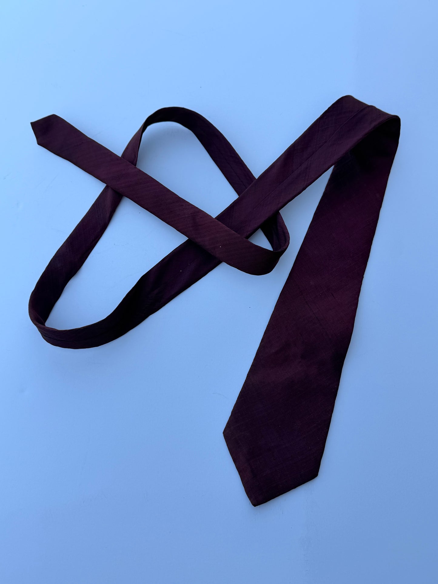 MAD MEN: Don Draper’s skinny handmade silk Necktie and Business Card