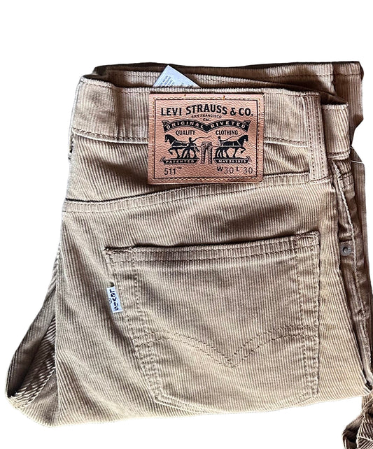 SILICON VALLEY: Richard’s HERO LEVI’S 511 Brown Corduroy Pants (30/30)