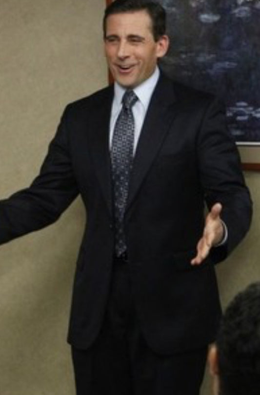 THE OFFICE: Michael Scott’s Production Used Black Sport Coat (40)