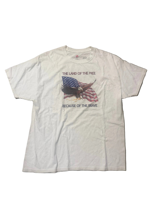 BONES: Agent Booth's White American Pride T-Shirt (XL)