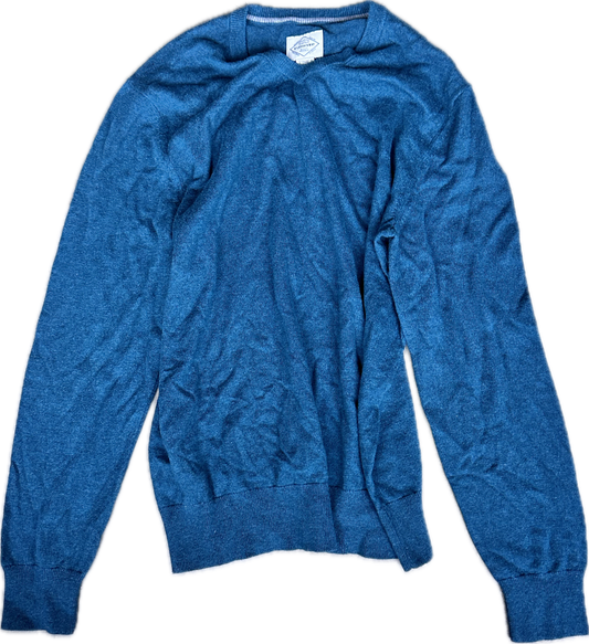 SILICON VALLEY: Dinesh's Stunt Blue V-Neck Sweater (M)