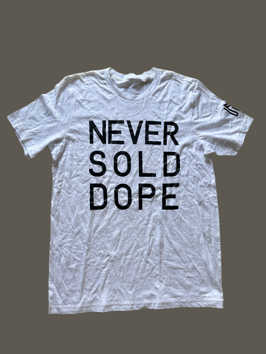 BALLERS: TTD's “Never Sold Dope” Iconic Print T-Shirt (XL)