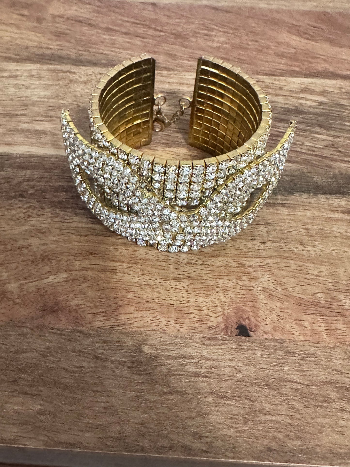 EMPIRE: Cookie's Gold and Diamond Mardi Gras Mask Bracelet