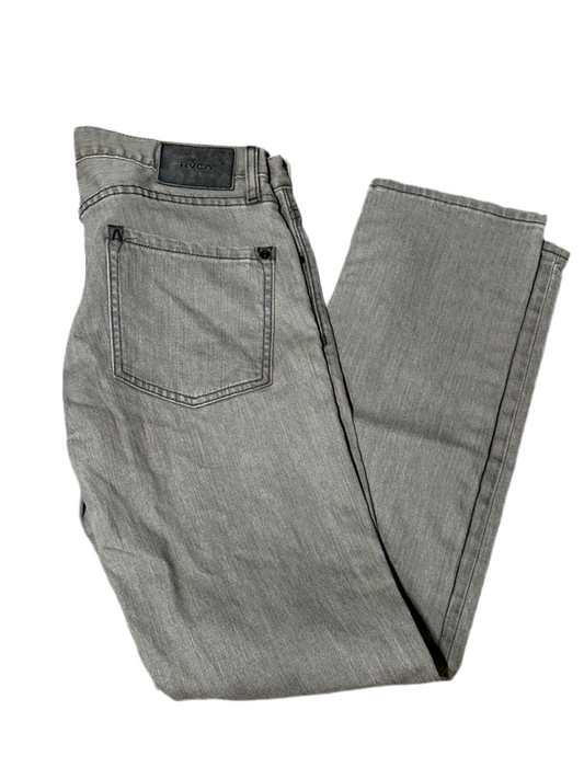 BONES: Hodgins' HERO RVCA Charcoal Denim Jeans (32)
