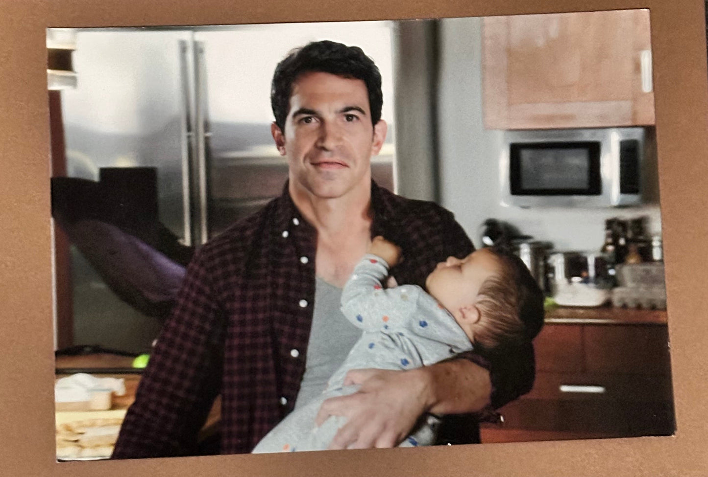 BONES: Agent Aubrey's HERO Photo with his Baby