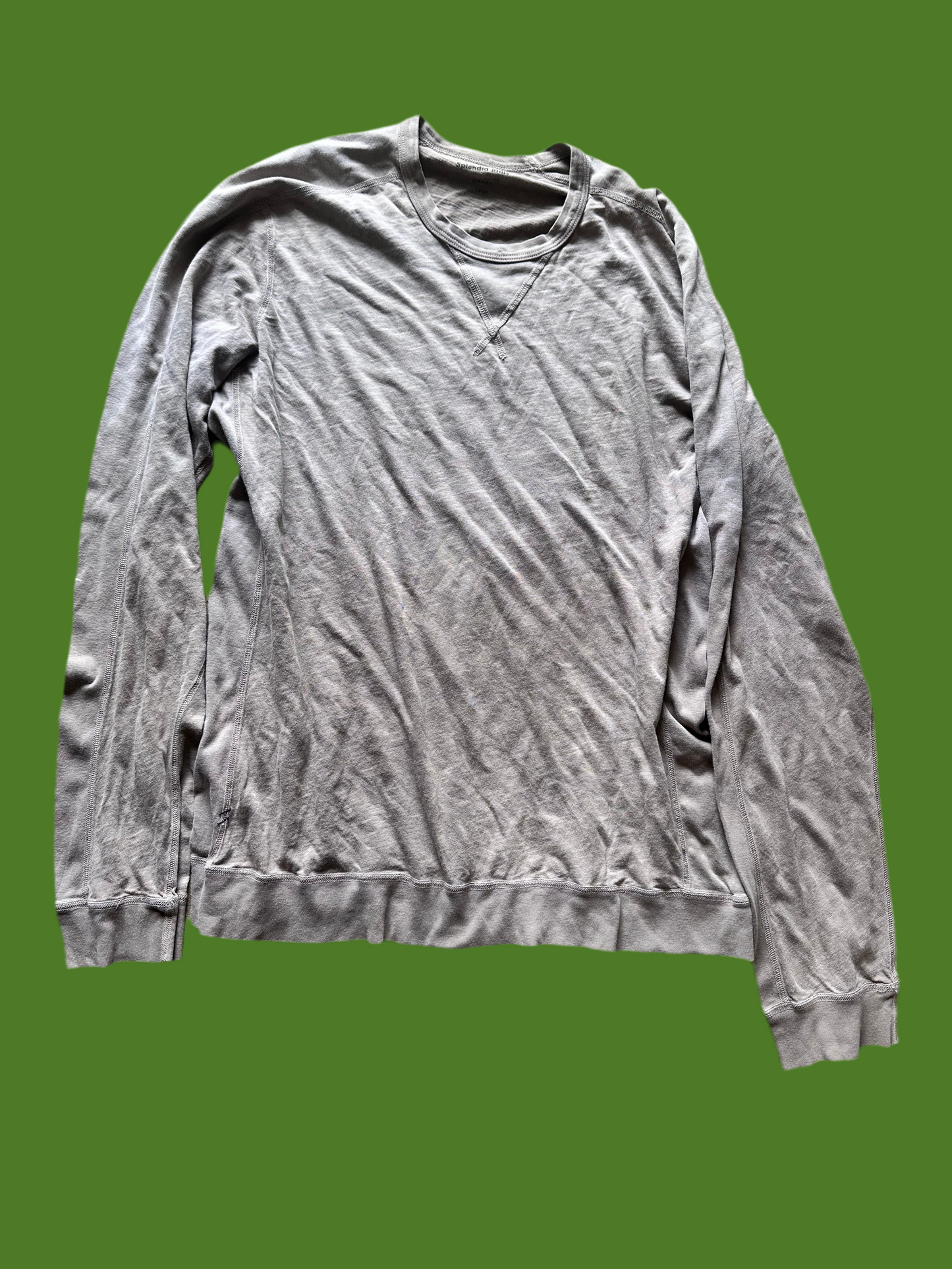 BREAKING BAD: Jesse Pinkman Splendid Mills   oversized Long sleeve Grey Cotton T-shirt (L)