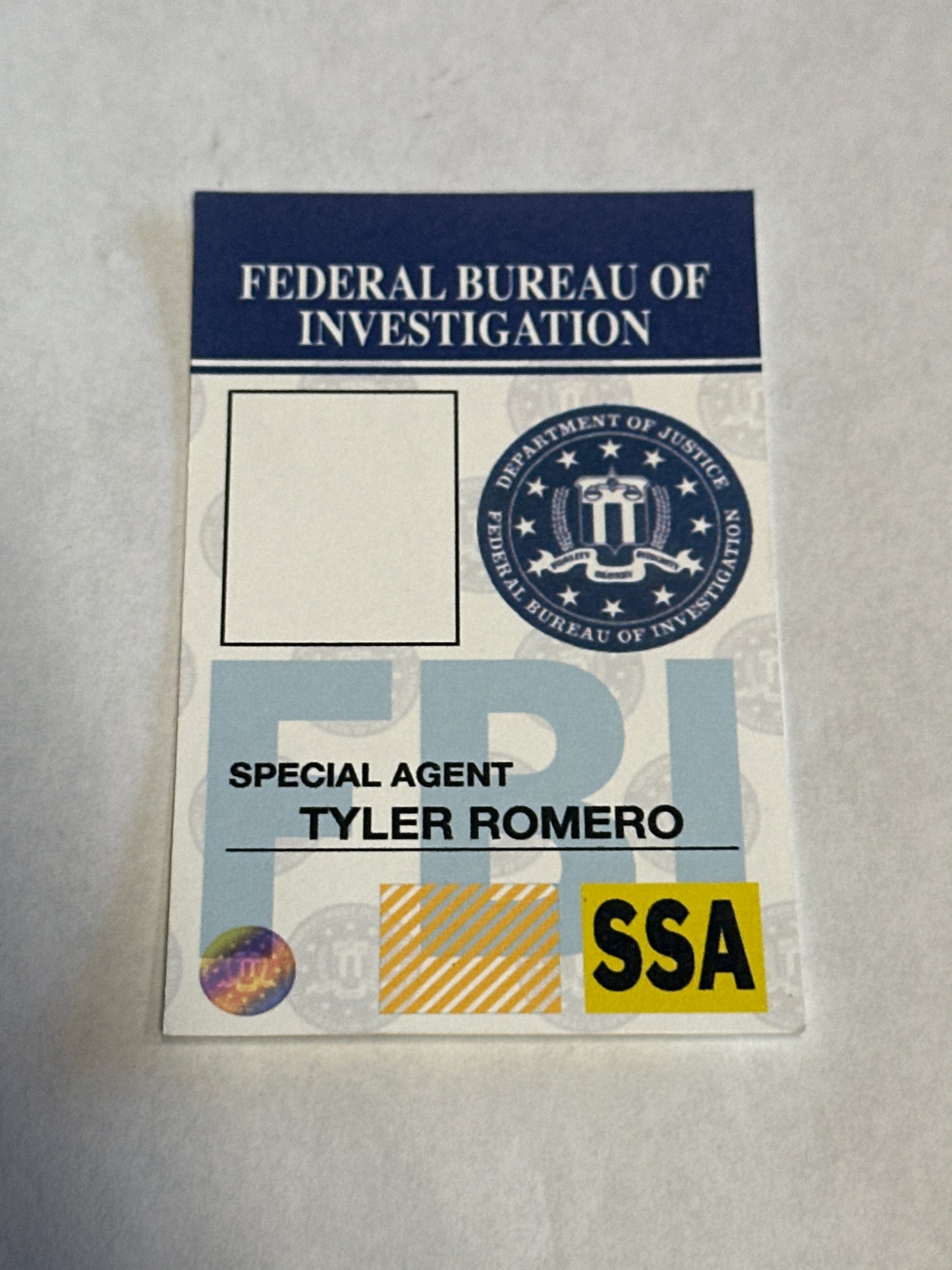 BONES: Key Cast HERO Special Agent FBI Badges