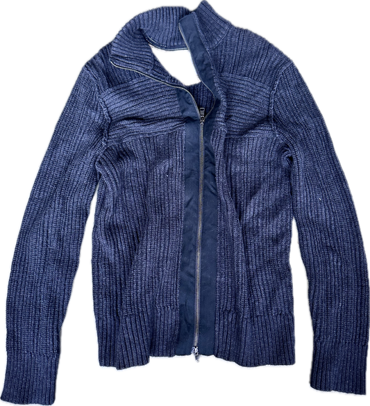 BONES: Booth's HERITAGE Zip Cardigan Sweater (L)