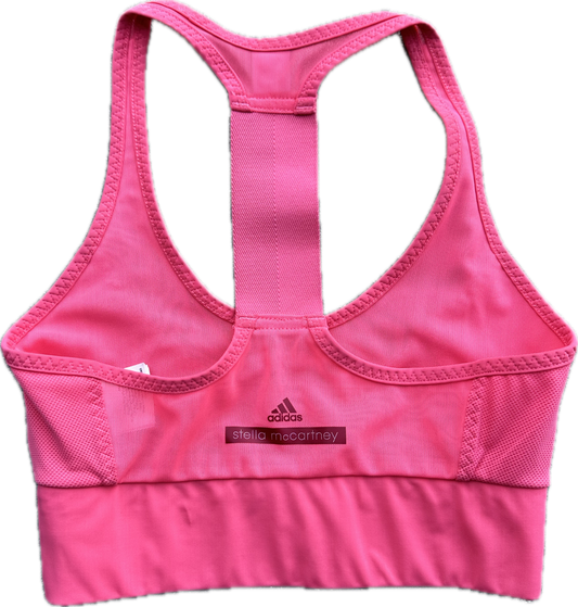 NEW GIRL: Jessica Day ADIDAS pink Stella McCartney Workout Bra (XS)