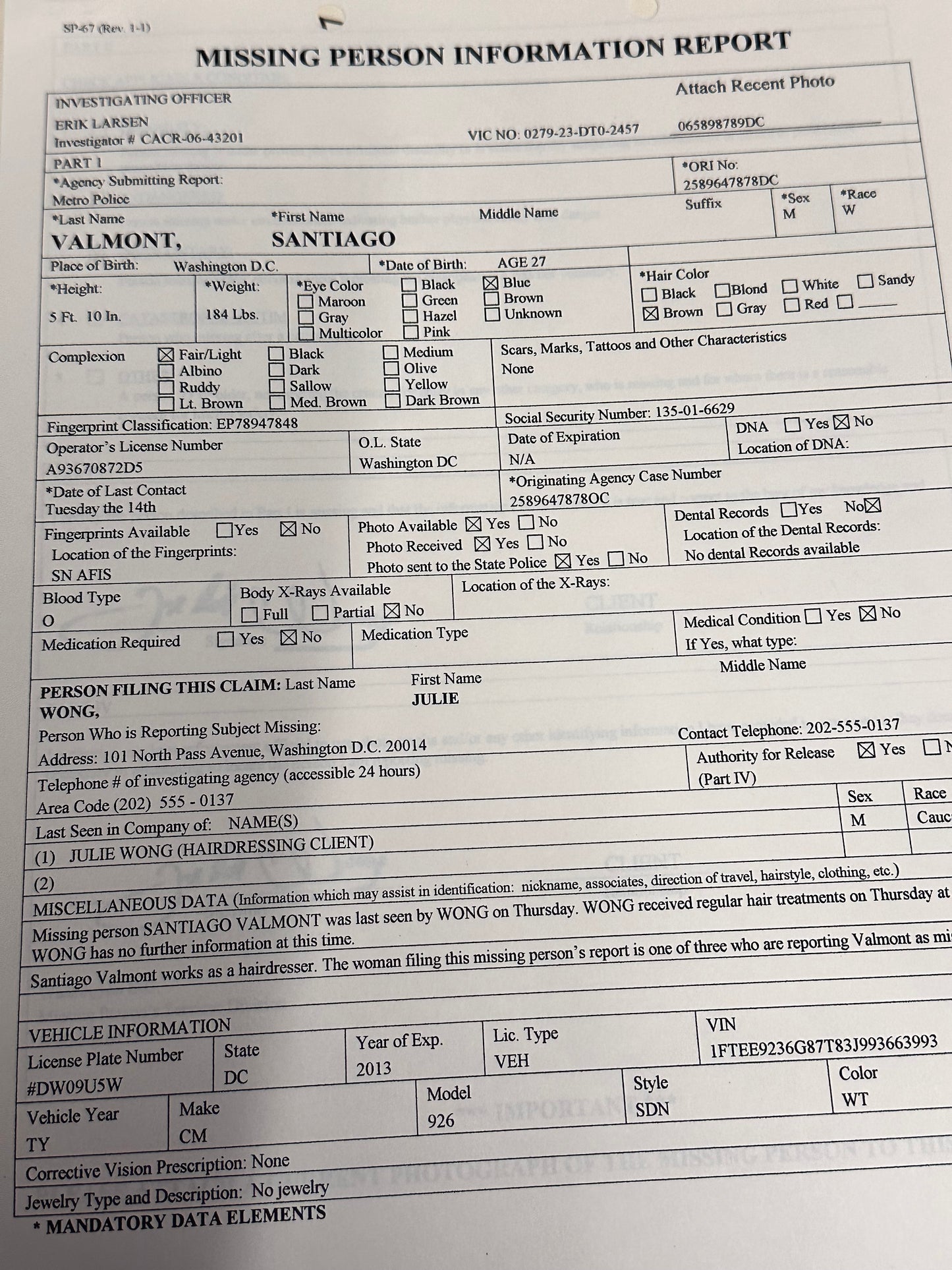 BONES: Agent Booth’s HERO FBI Documets