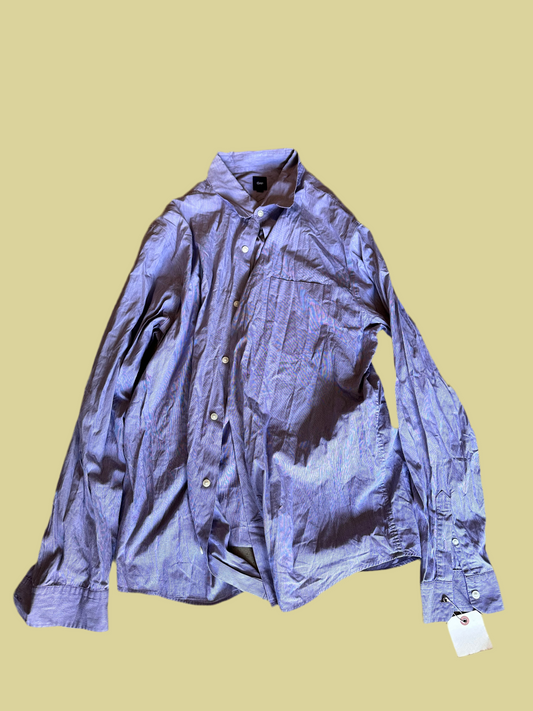 PARKS AND RECREATION: Andy Dwyer GAP button Shirt (XL)