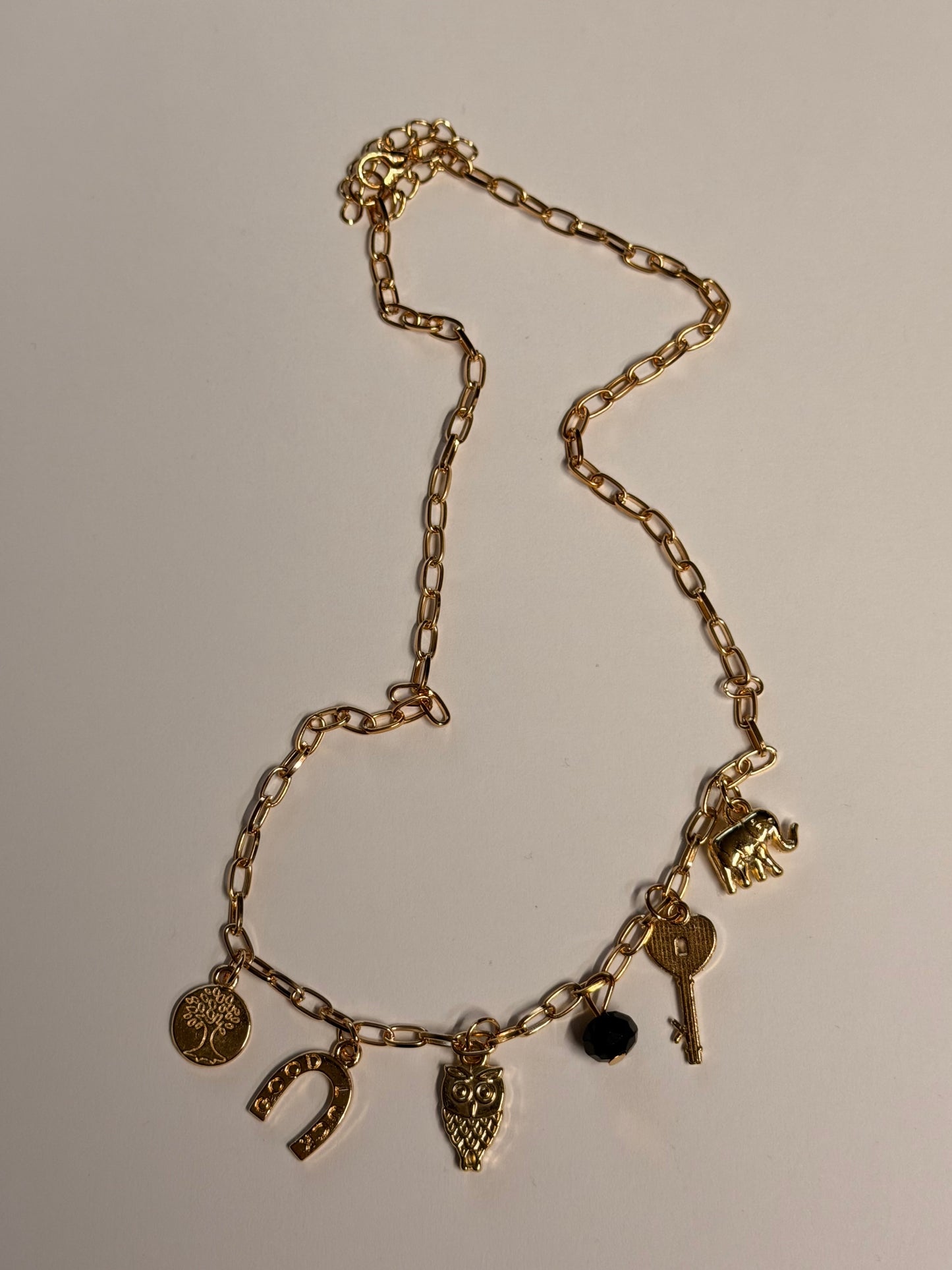 BONES: Dr Brennan's Gold Necklace & Charms