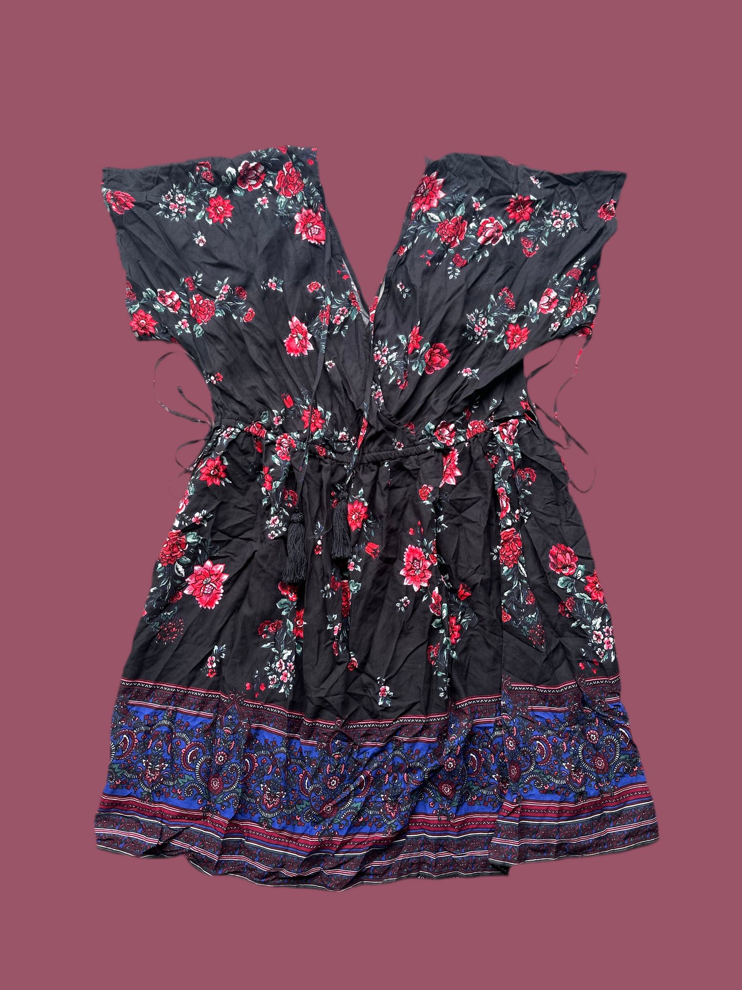 BONES: Angela's Floral Dress (S)