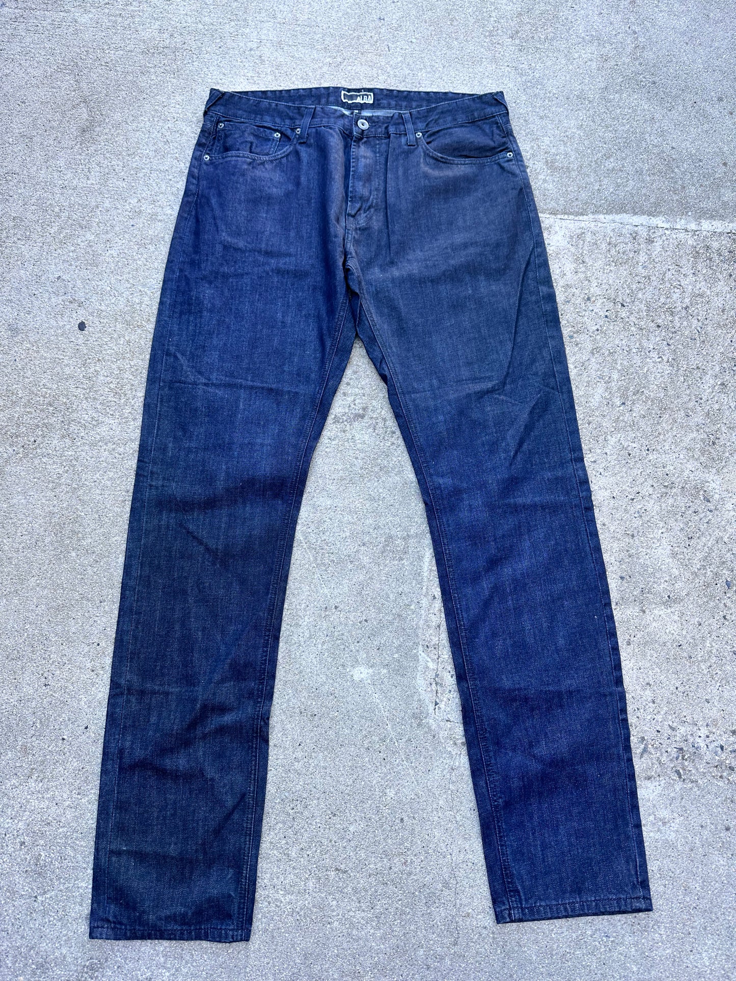 BALLERS: Spencer's HERO ALBA Custom made Denim Dark Blue Jeans (40)