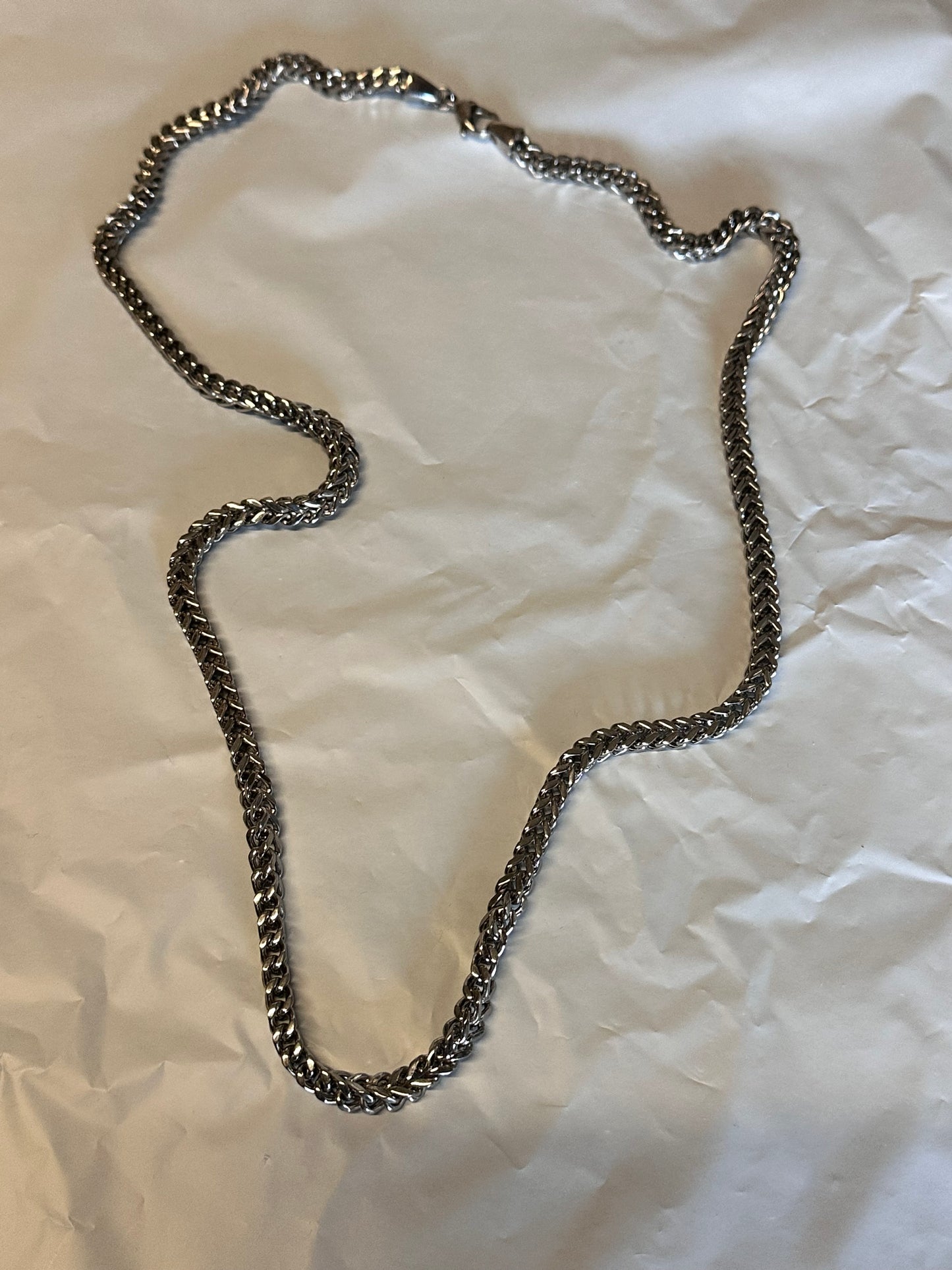 BALLERS: Ricky’s HERO Silver Chain 36” Necklace