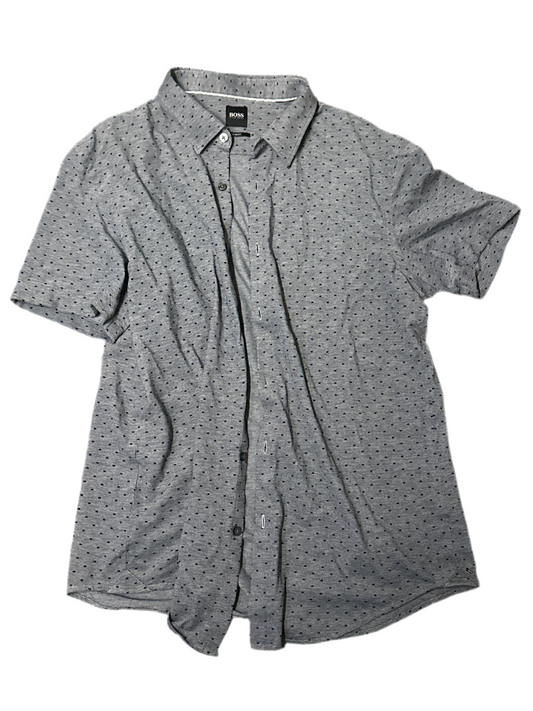 BONES: Seeley Booth's BOSS SS Button Shirt (L)