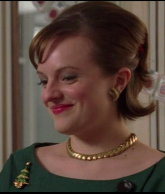 MAD MEN: Peggy Olson's 1960s Brooch Pin and Business Card