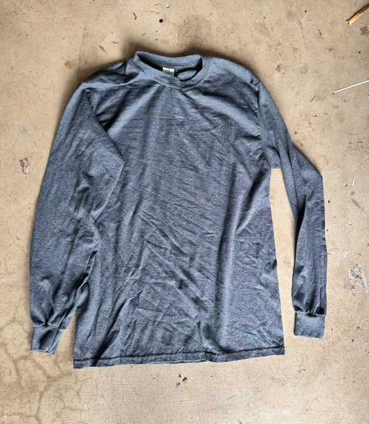 SILICON VALLEY: Gilfoyle's HERO HANES Blue LS Shirt (M)