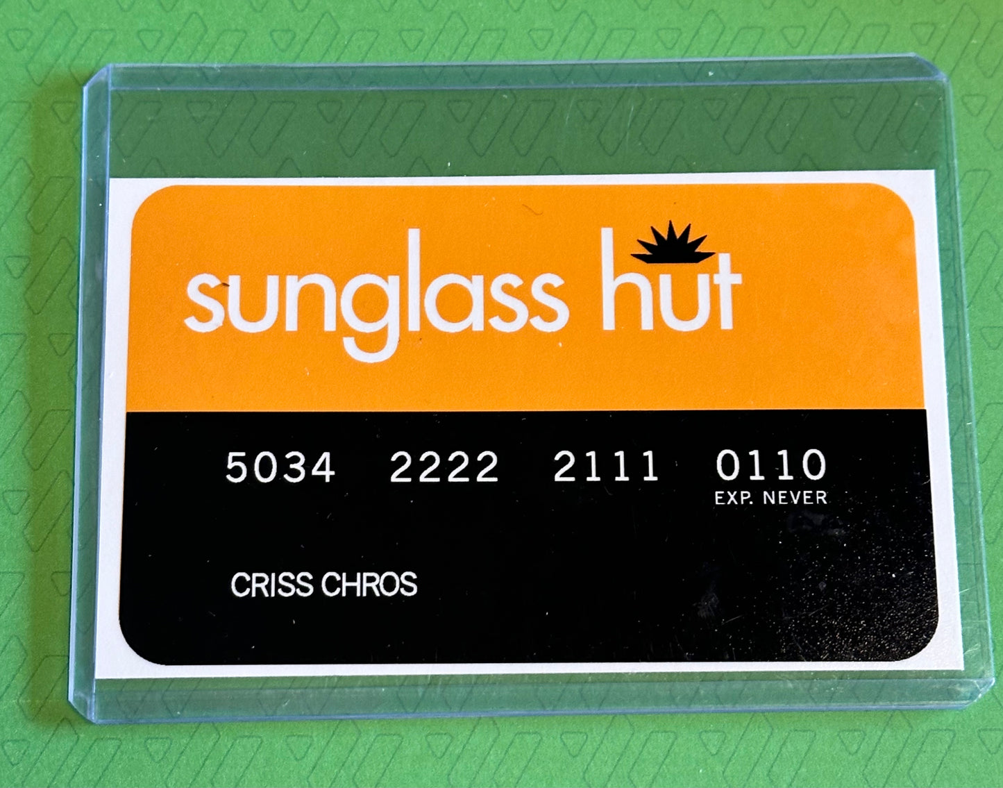 30 Rock: Criss Chros/Cross Sunglass Hut Credit Card Prototype Prop