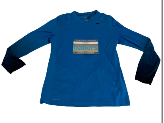 BALLERS: Ricky Jarret’s vibrant blue NIKE TEE Long Shirt (L)