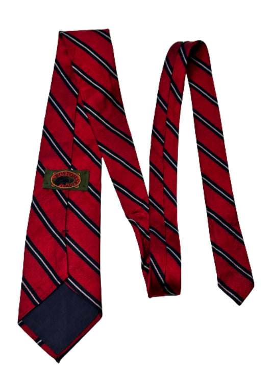 MAD MEN: Bob Benson’s Vintage Red Stripe Necktie