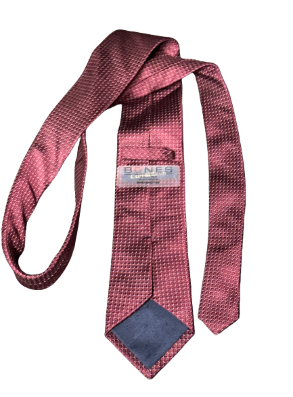 BONES: Agent Booth's episode used Red and White Small Polkadot Necktie & Business Card